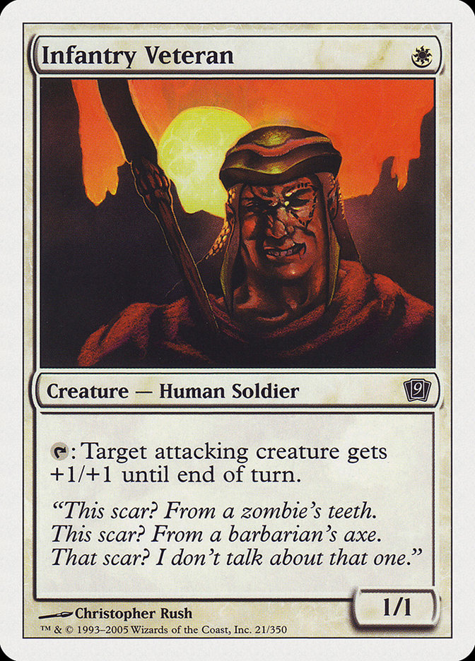 Infantry Veteran [Ninth Edition] | Game Haven TX
