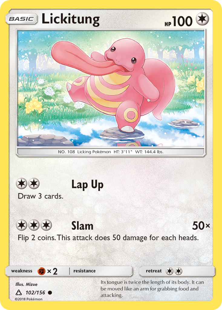 Lickitung (102/156) [Sun & Moon: Ultra Prism] | Game Haven TX