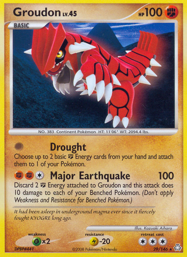 Groudon (29/146) [Diamond & Pearl: Legends Awakened] | Game Haven TX