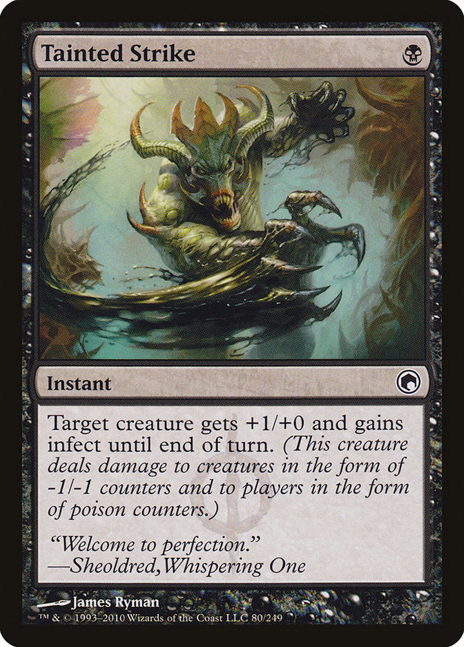 Tainted Strike [Scars of Mirrodin] | Game Haven TX