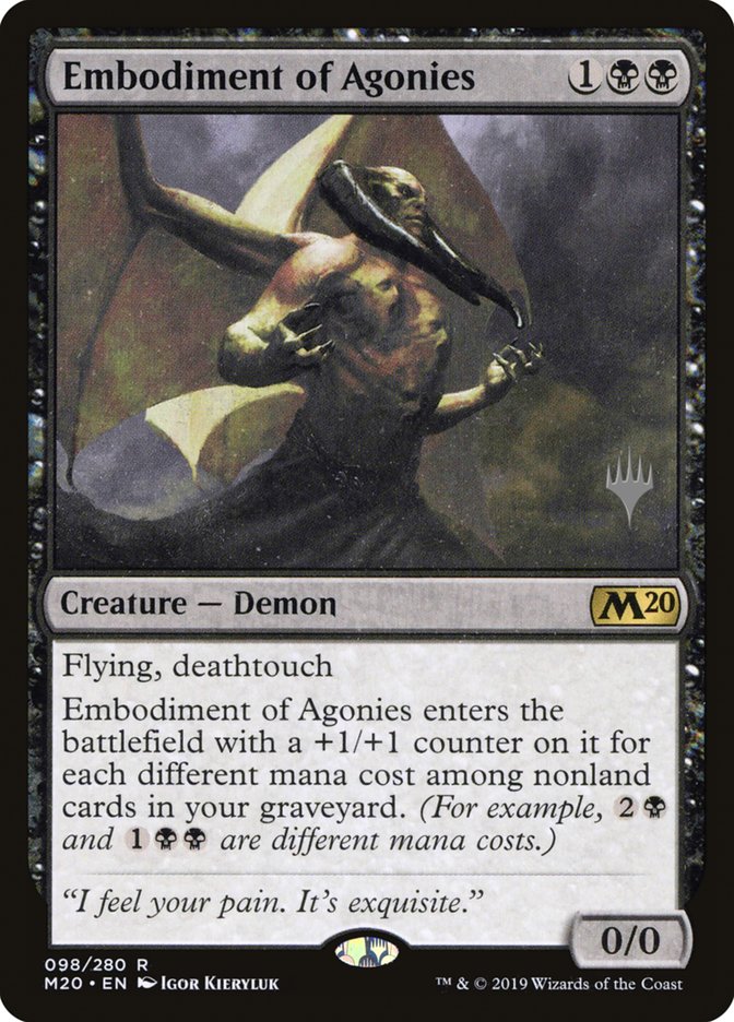 Embodiment of Agonies [Core Set 2020 Promos] | Game Haven TX