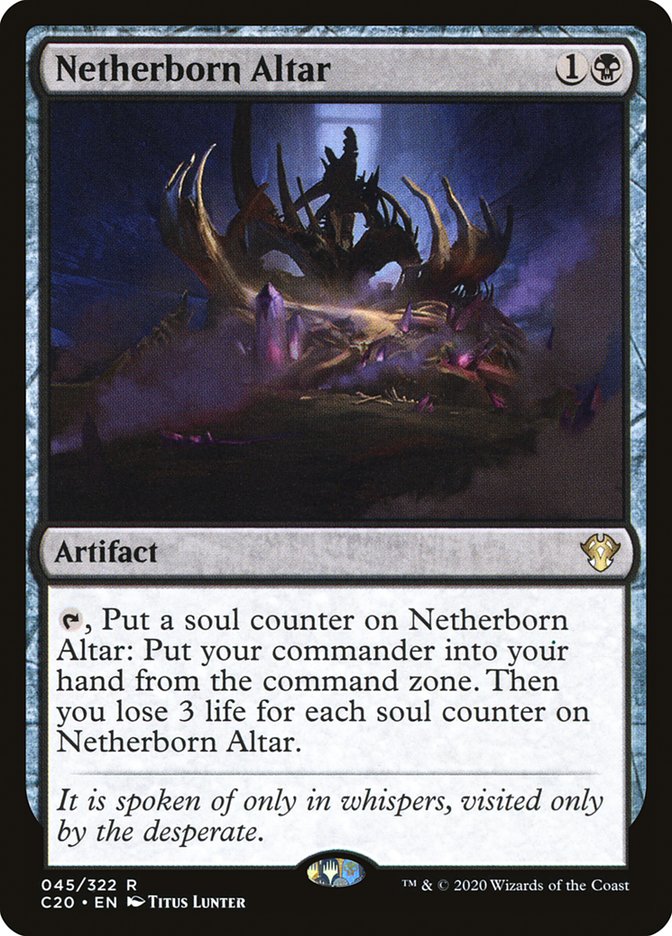 Netherborn Altar [Commander 2020] | Game Haven TX