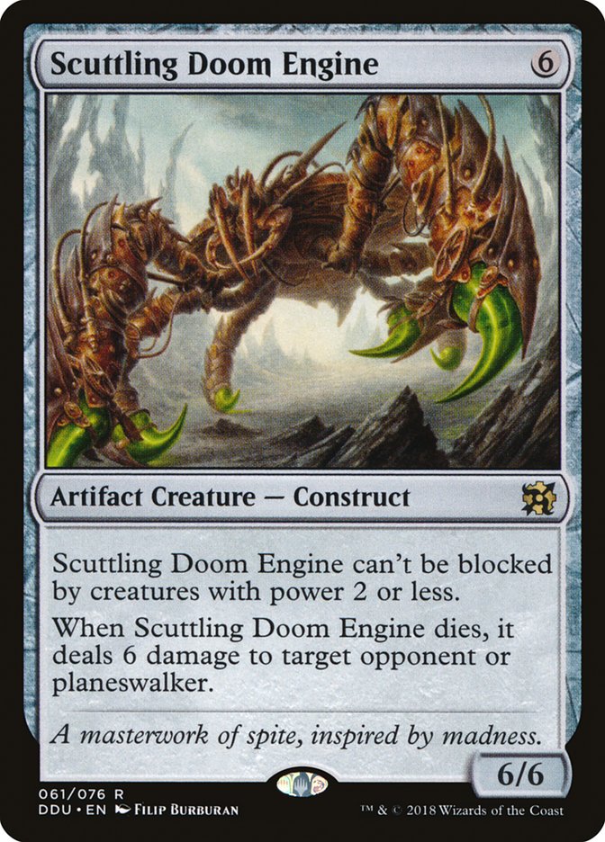 Scuttling Doom Engine [Duel Decks: Elves vs. Inventors] | Game Haven TX