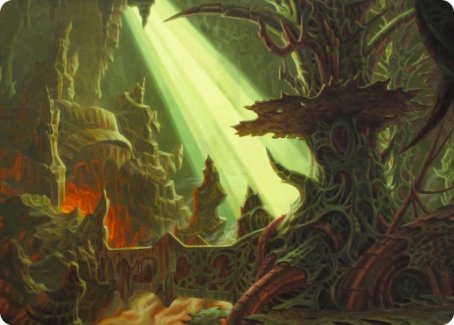 Darkmoss Bridge Art Card [Modern Horizons 2 Art Series] | Game Haven TX