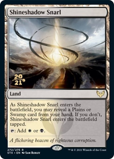Shineshadow Snarl (Prerelease) [Strixhaven: School of Mages Prerelease Promos] | Game Haven TX