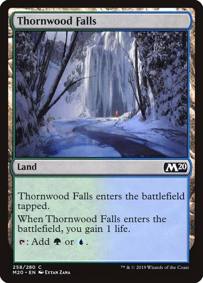 Thornwood Falls [Core Set 2020] | Game Haven TX