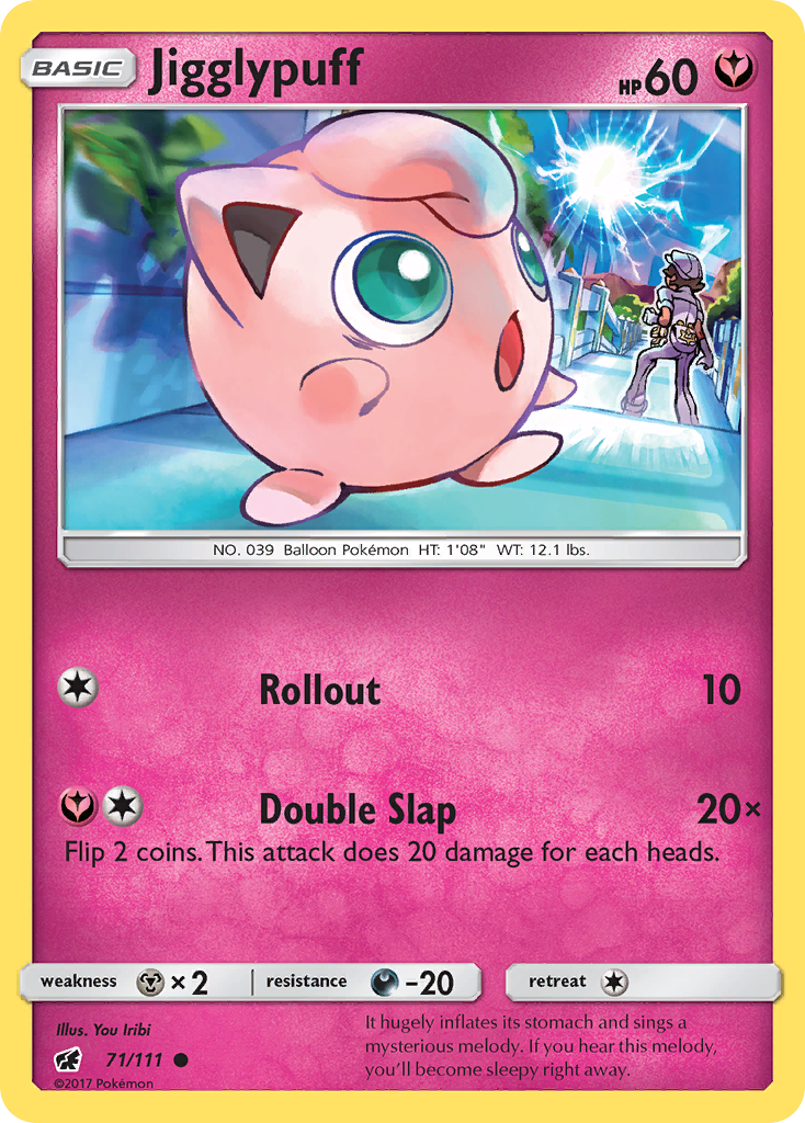 Jigglypuff (71/111) [Sun & Moon: Crimson Invasion] | Game Haven TX