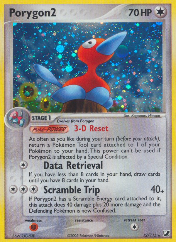 Porygon2 (12/115) [EX: Unseen Forces] | Game Haven TX