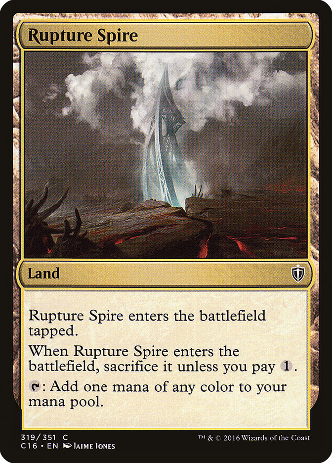 Rupture Spire [Commander 2016] | Game Haven TX