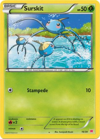 Surskit (16/30) [XY: Trainer Kit 2 - Latias] | Game Haven TX