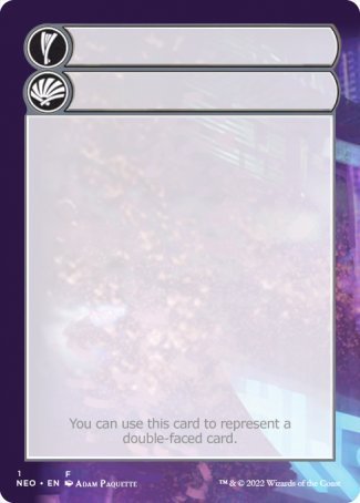 Helper Card (1/9) [Kamigawa: Neon Dynasty Tokens] | Game Haven TX