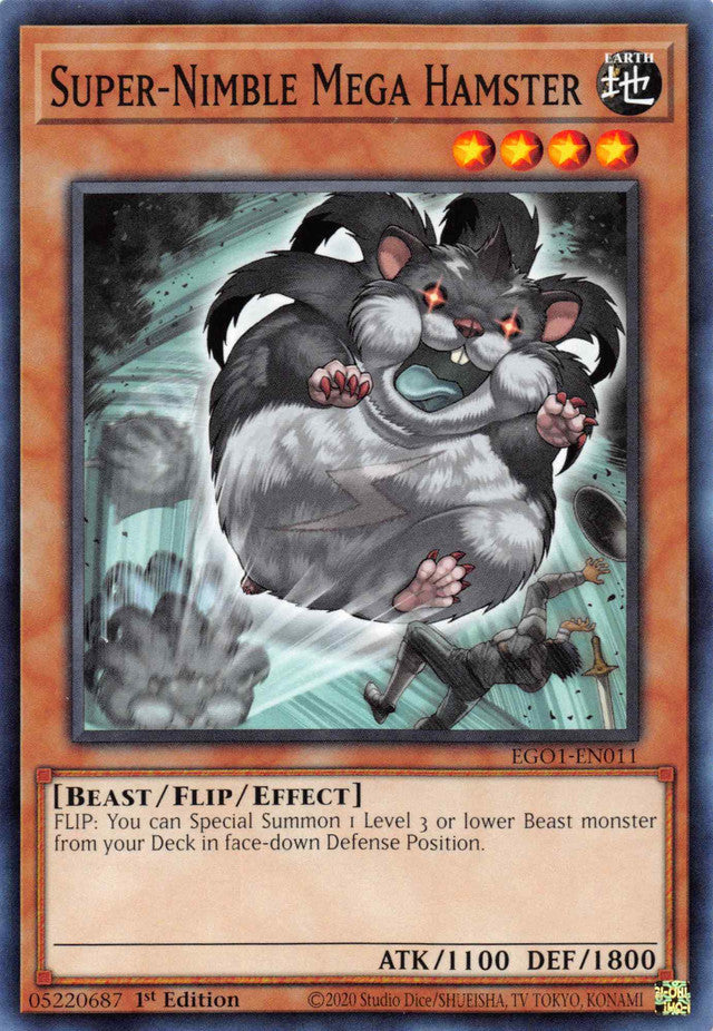 Super-Nimble Mega Hamster [EGO1-EN011] Common | Game Haven TX