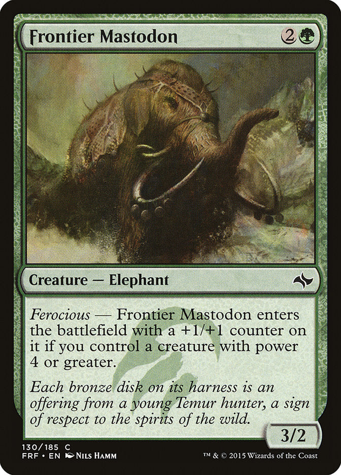 Frontier Mastodon [Fate Reforged] | Game Haven TX