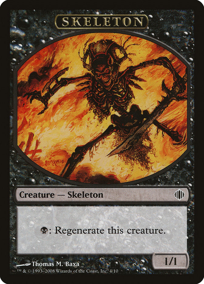 Skeleton [Shards of Alara Tokens] | Game Haven TX