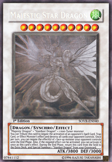 Majestic Star Dragon [SOVR-EN040] Ghost Rare | Game Haven TX