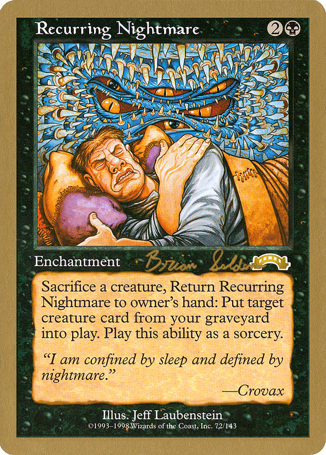 Recurring Nightmare (Brian Selden) [World Championship Decks 1998] | Game Haven TX