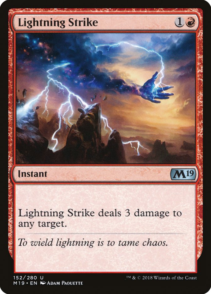 Lightning Strike [Core Set 2019] | Game Haven TX
