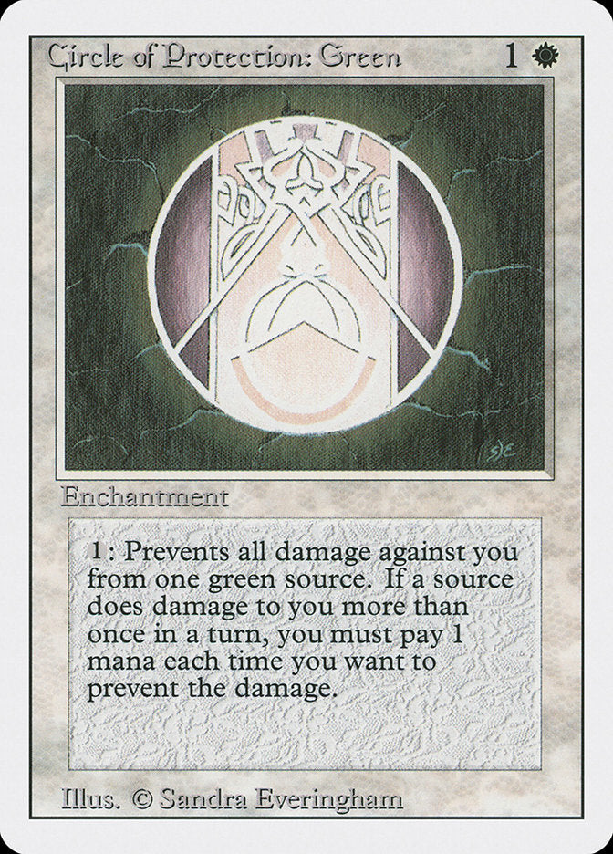 Circle of Protection: Green [Revised Edition] | Game Haven TX