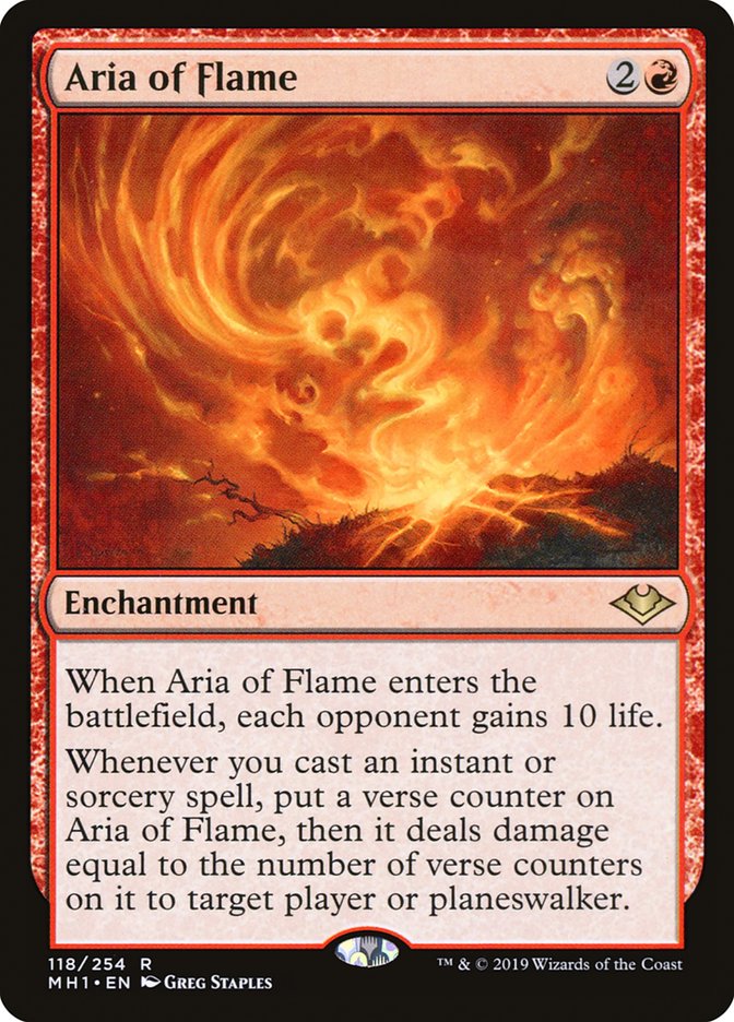 Aria of Flame [Modern Horizons] | Game Haven TX