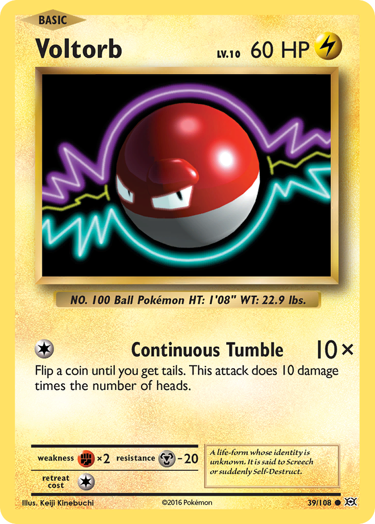 Voltorb (39/108) [XY: Evolutions] | Game Haven TX