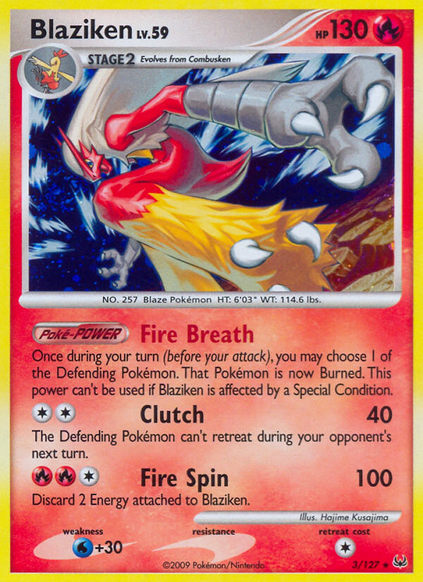 Blaziken (3/127) [Platinum: Base Set] | Game Haven TX