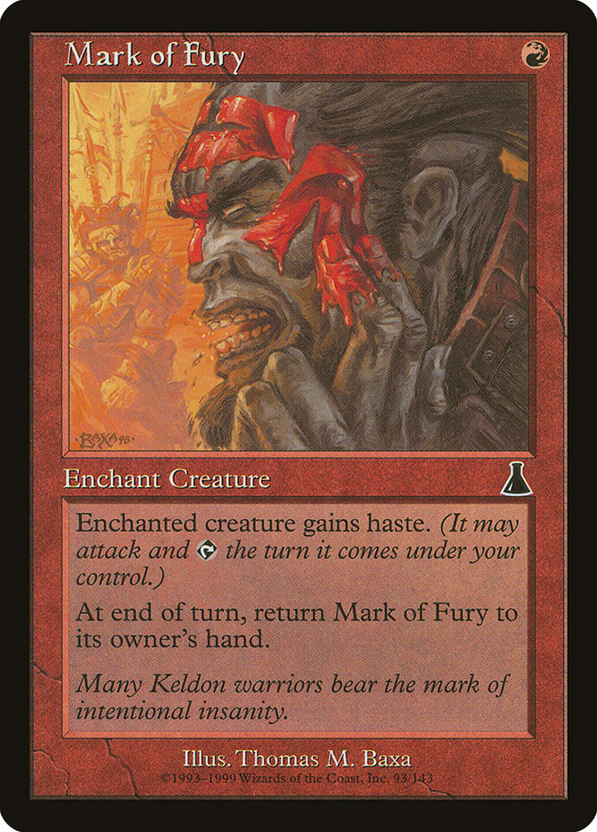 Mark of Fury [Urza's Destiny] | Game Haven TX