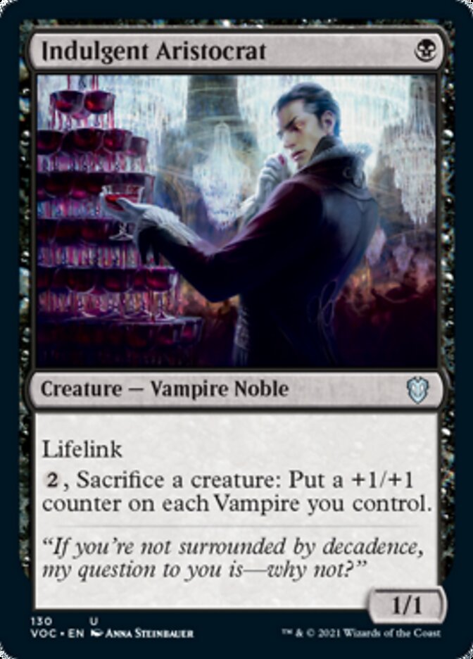 Indulgent Aristocrat [Innistrad: Crimson Vow Commander] | Game Haven TX