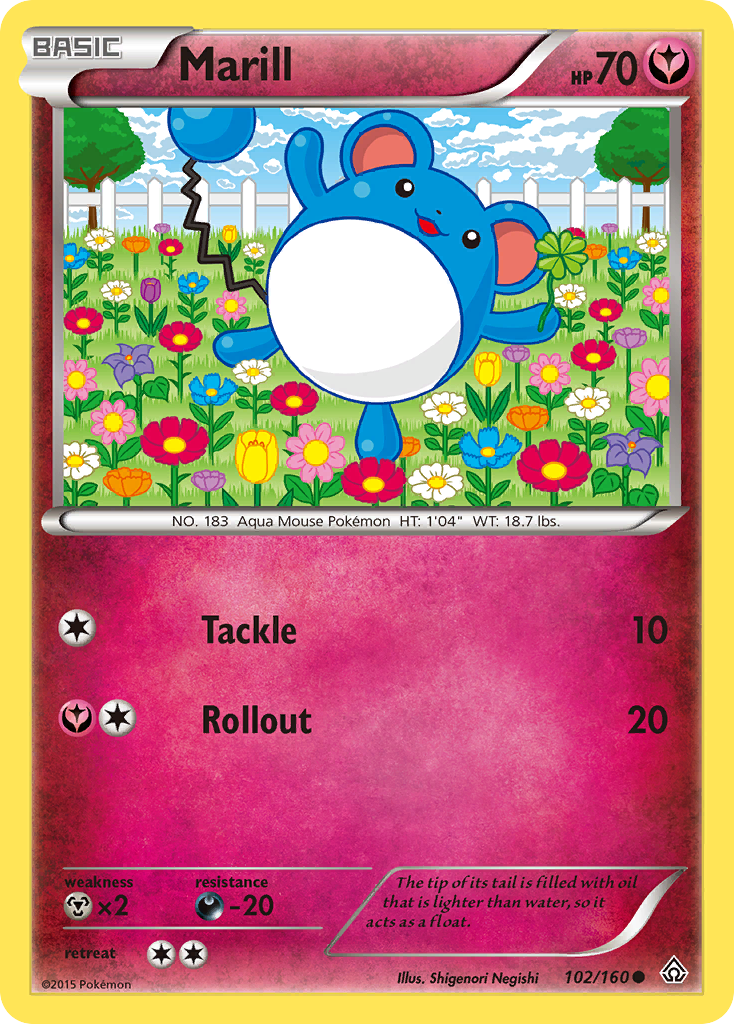 Marill (102/160) [XY: Primal Clash] | Game Haven TX