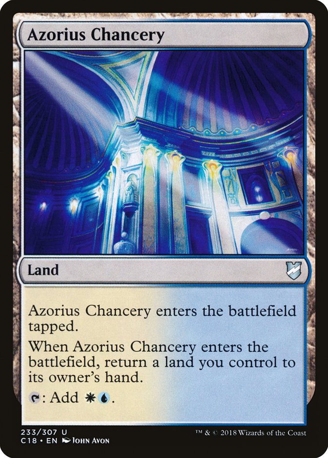 Azorius Chancery [Commander 2018] | Game Haven TX