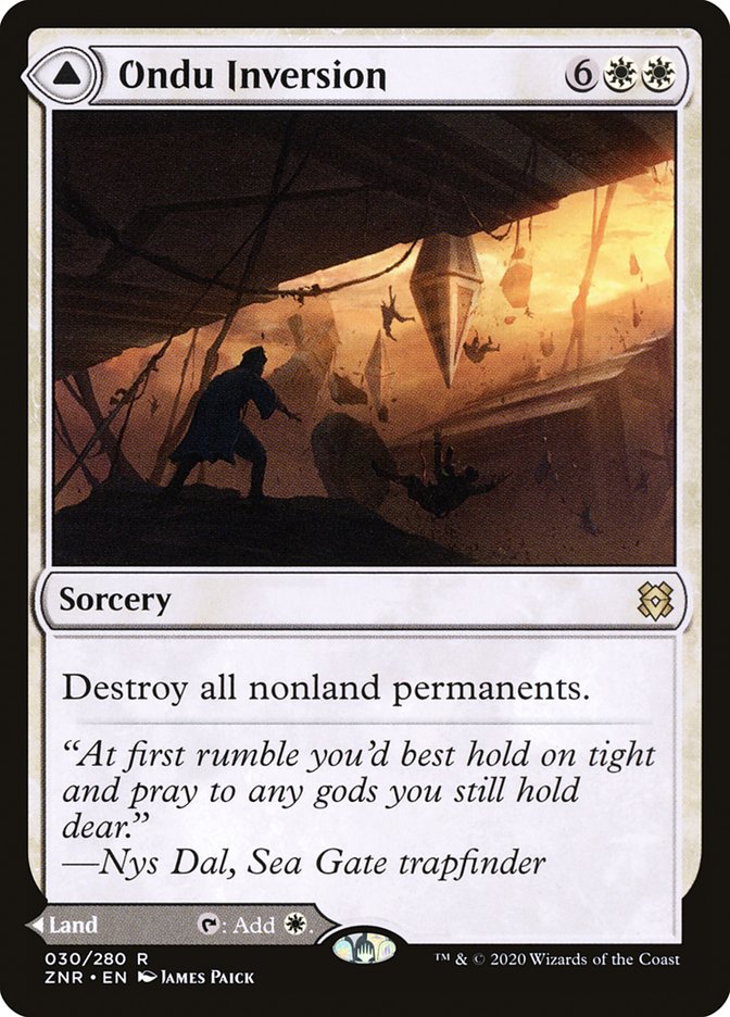 Ondu Inversion // Ondu Skyruins [Zendikar Rising] | Game Haven TX