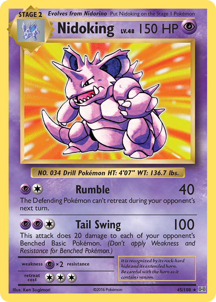 Nidoking (45/108) [XY: Evolutions] | Game Haven TX