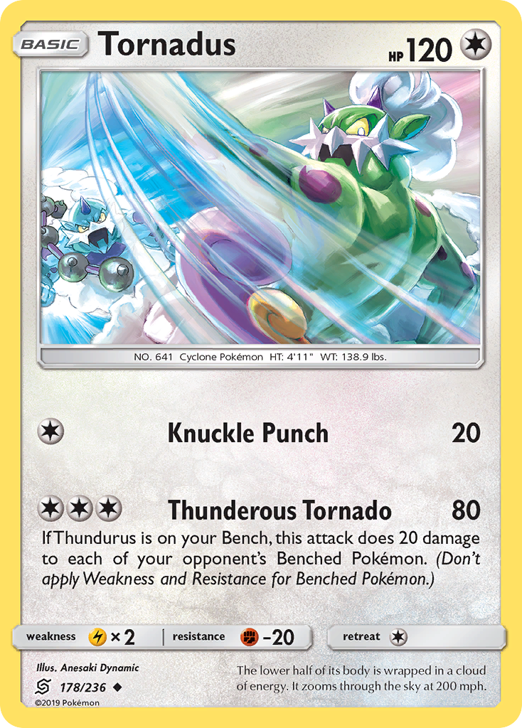 Tornadus (178/236) [Sun & Moon: Unified Minds] | Game Haven TX