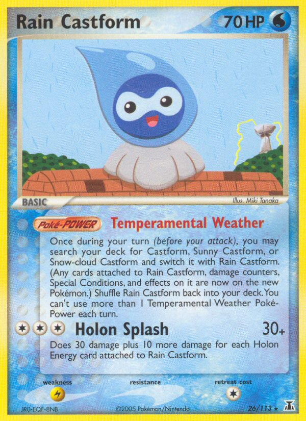 Rain Castform (26/113) [EX: Delta Species] | Game Haven TX