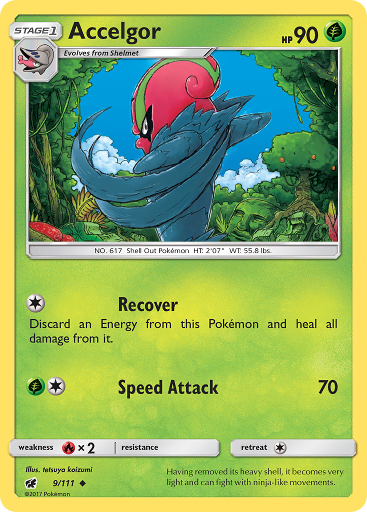 Accelgor (9/111) [Sun & Moon: Crimson Invasion] | Game Haven TX