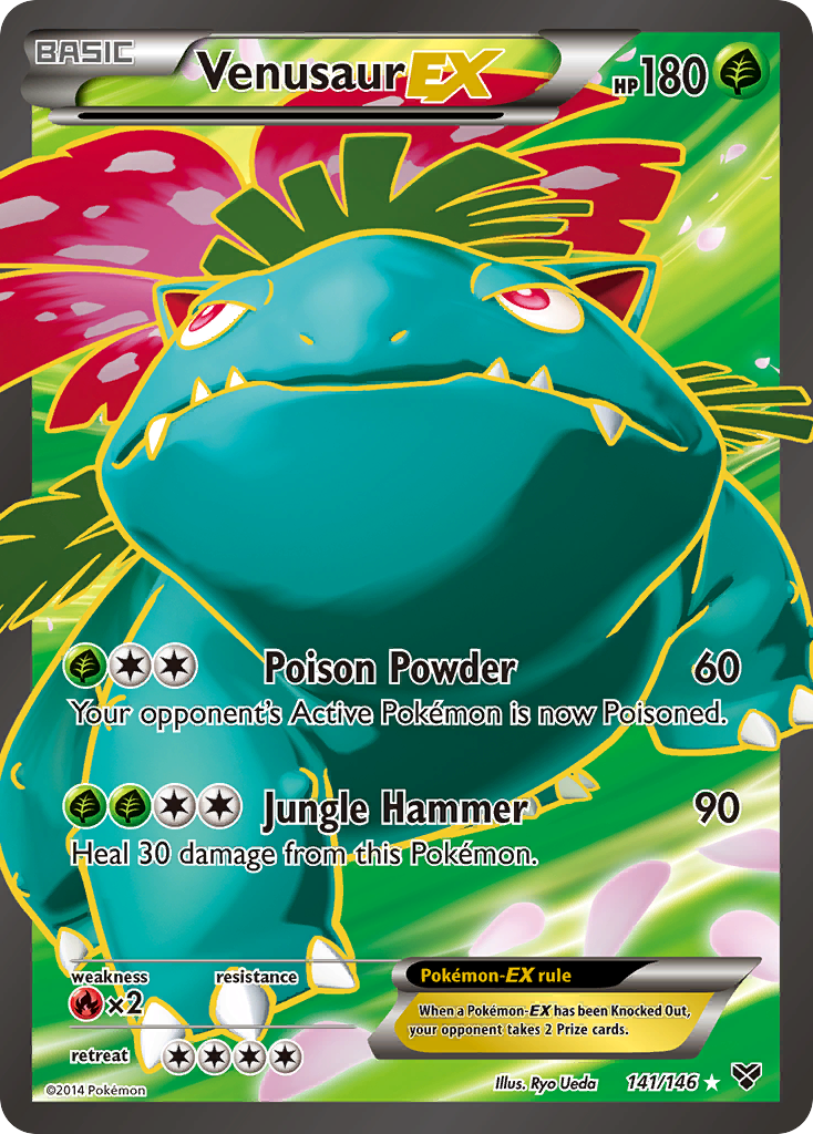 Venusaur EX (141/146) [XY: Base Set] | Game Haven TX