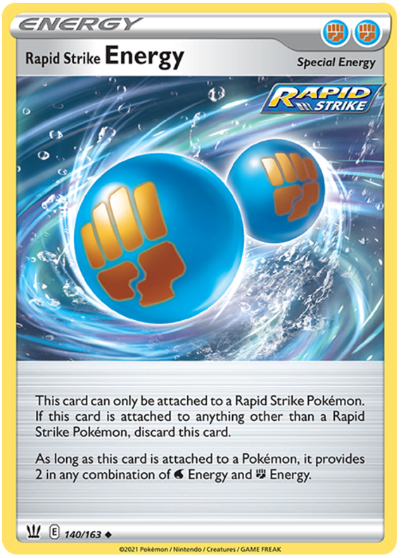 Rapid Strike Energy (140/163) [Sword & Shield: Battle Styles] | Game Haven TX
