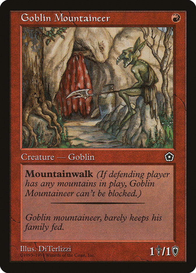Goblin Mountaineer [Portal Second Age] | Game Haven TX
