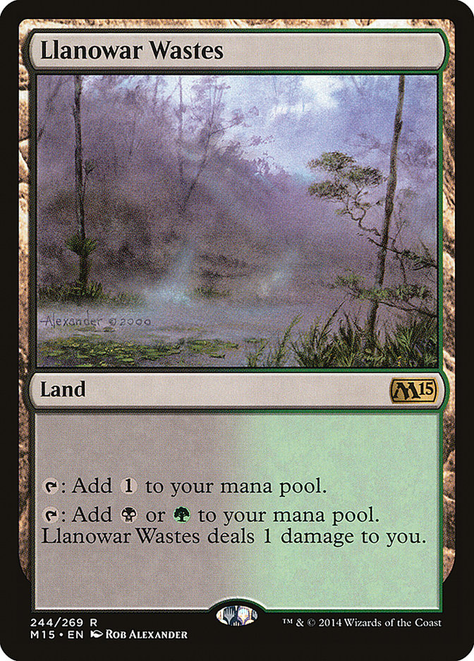 Llanowar Wastes [Magic 2015] | Game Haven TX