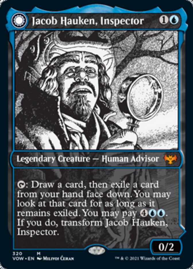 Jacob Hauken, Inspector // Hauken's Insight (Showcase Eternal Night) [Innistrad: Crimson Vow] | Game Haven TX