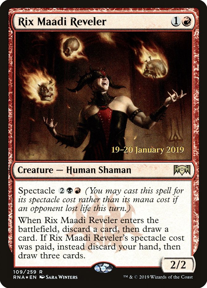 Rix Maadi Reveler [Ravnica Allegiance Promos] | Game Haven TX
