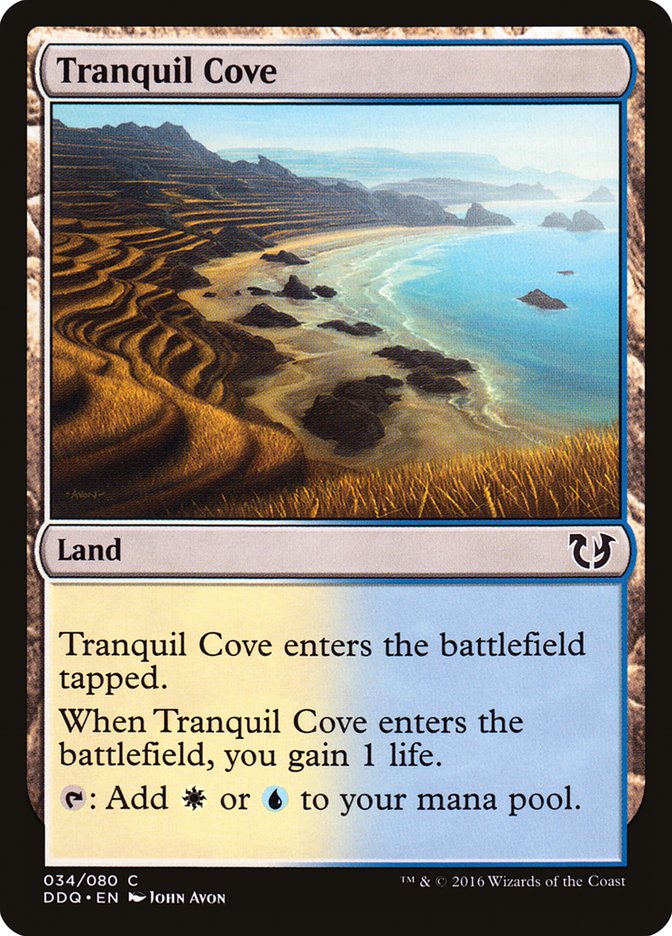 Tranquil Cove [Duel Decks: Blessed vs. Cursed] | Game Haven TX