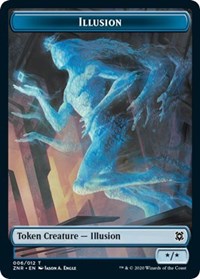 Illusion // Plant Double-sided Token [Zendikar Rising Tokens] | Game Haven TX