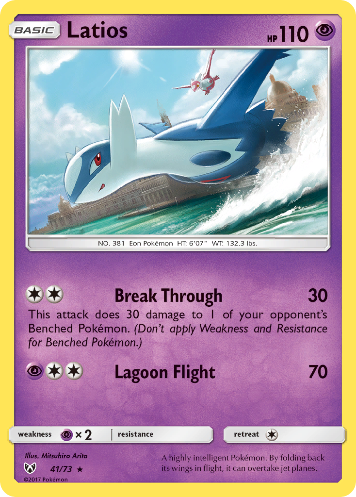 Latios (41/73) [Sun & Moon: Shining Legends] | Game Haven TX