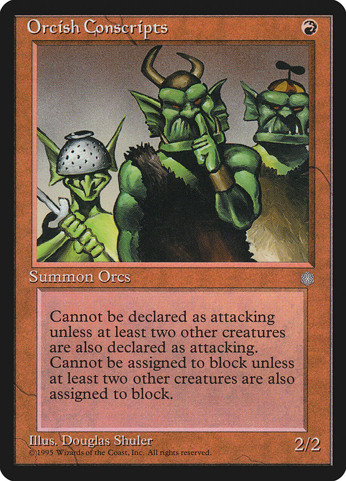 Orcish Conscripts [Ice Age] | Game Haven TX