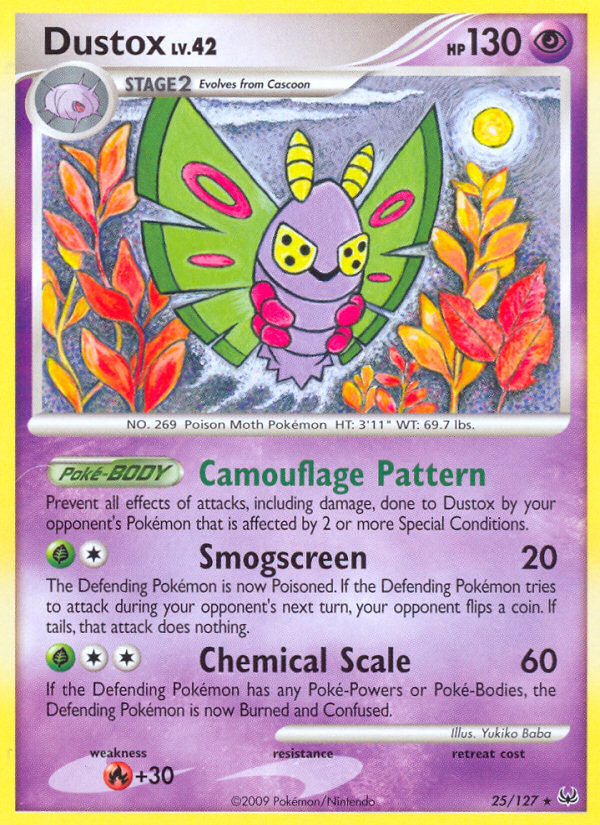 Dustox (25/127) [Platinum: Base Set] | Game Haven TX