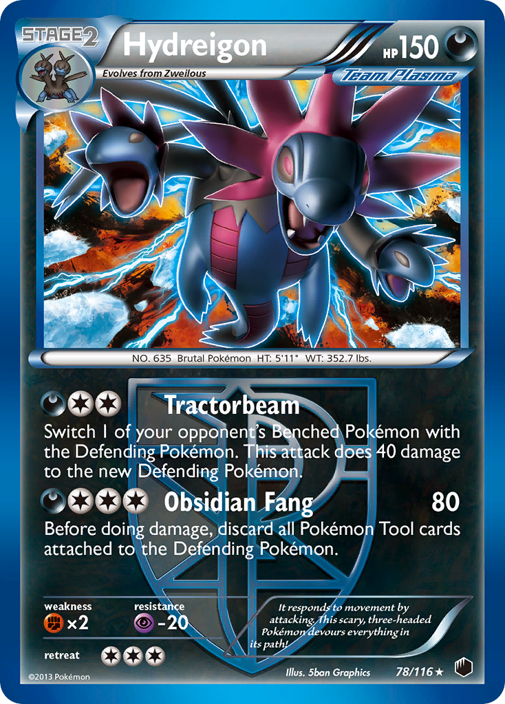 Hydreigon (78/116) [Black & White: Plasma Freeze] | Game Haven TX