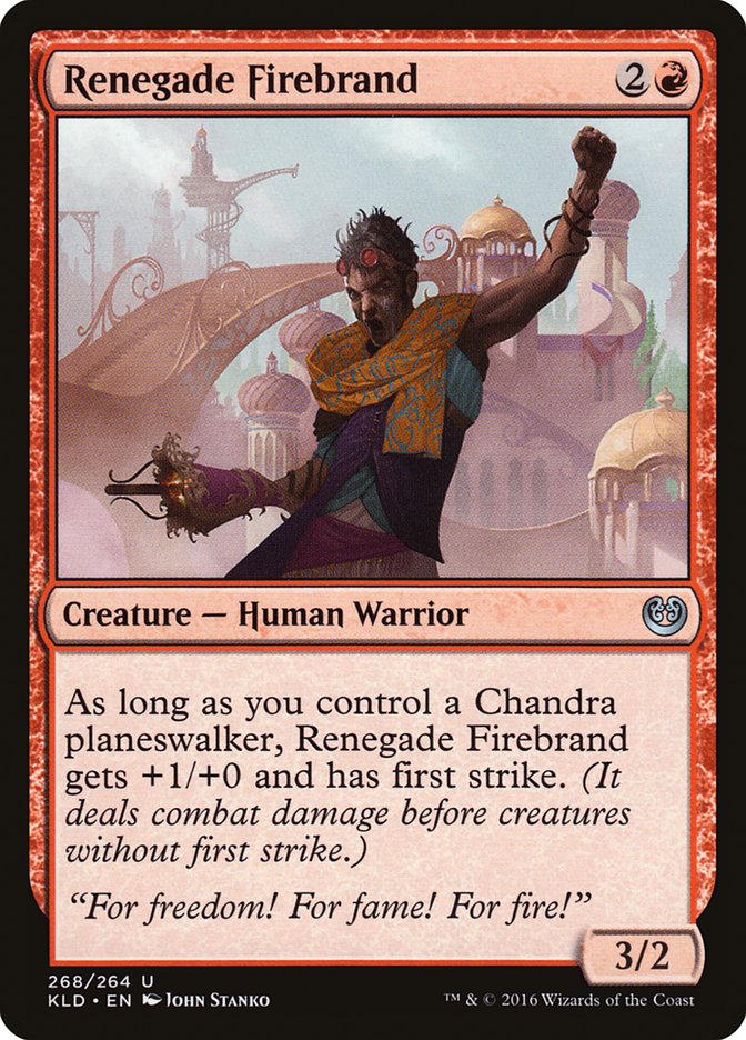 Renegade Firebrand [Kaladesh] | Game Haven TX