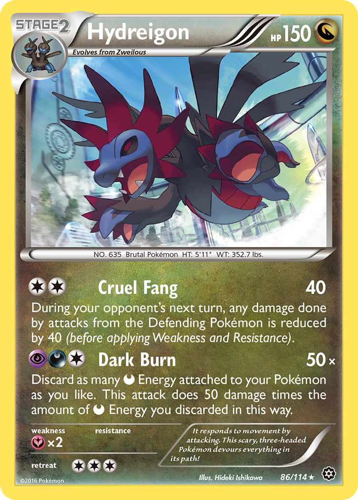 Hydreigon (86/114) [XY: Steam Siege] | Game Haven TX