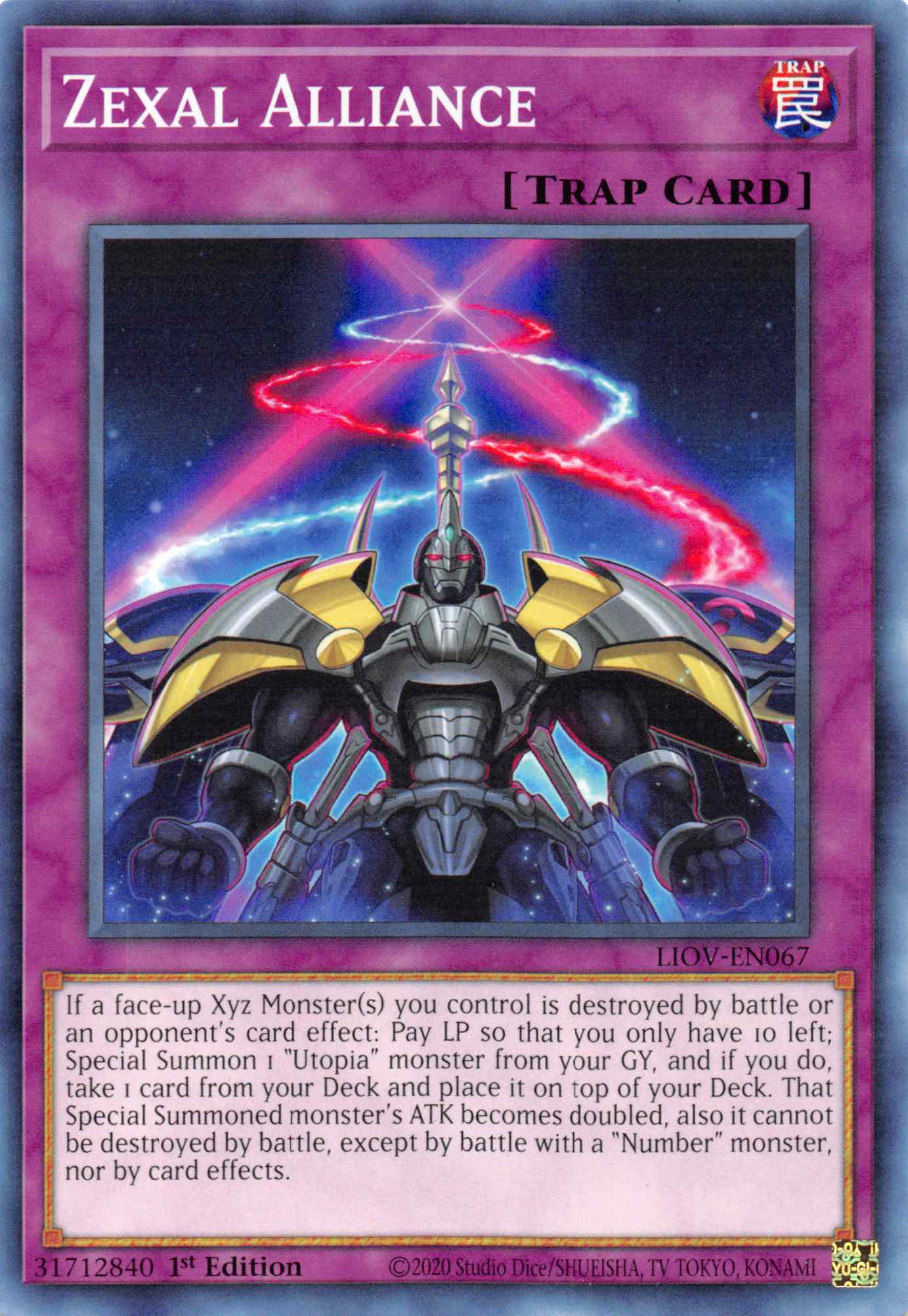 Zexal Alliance [LIOV-EN067] Common | Game Haven TX