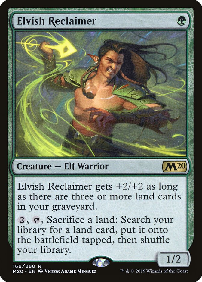 Elvish Reclaimer [Core Set 2020] | Game Haven TX